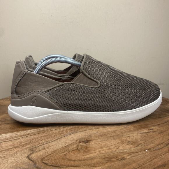 OluKai Other - OluKai Nohea Pae Mens Brown Size 7 Mesh Slip On Comfort Beach Shoes 10487-1313